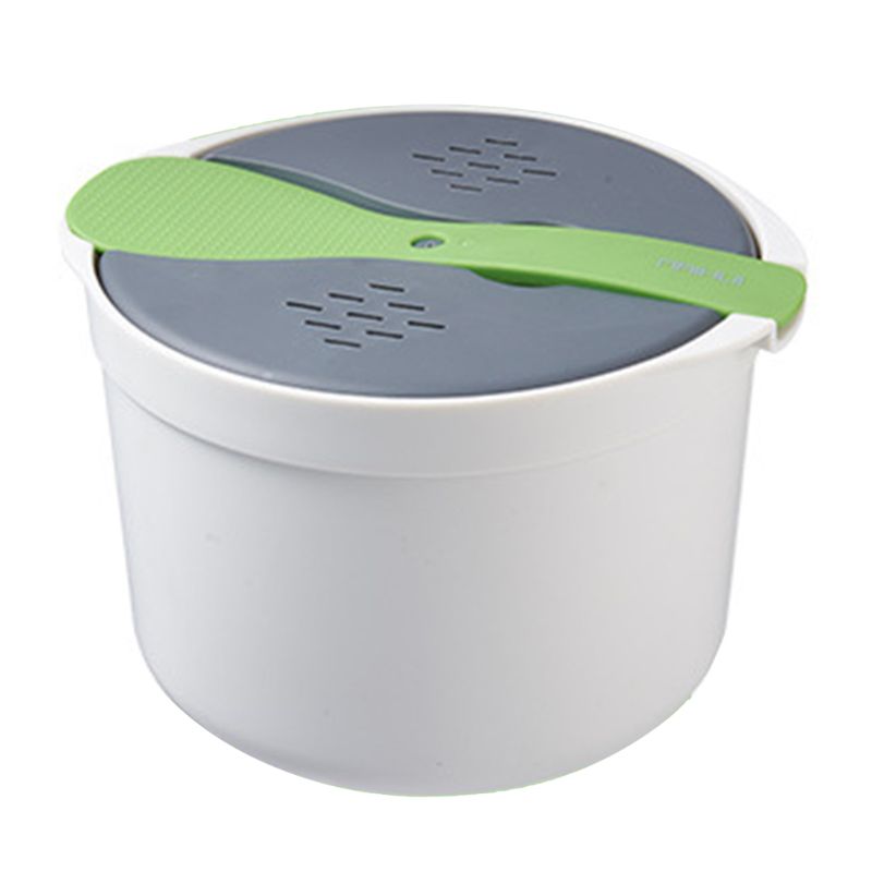 Multifunctional Microwave Double-layer Rice Cooker Steamer Home Kitchen Cookware: GN
