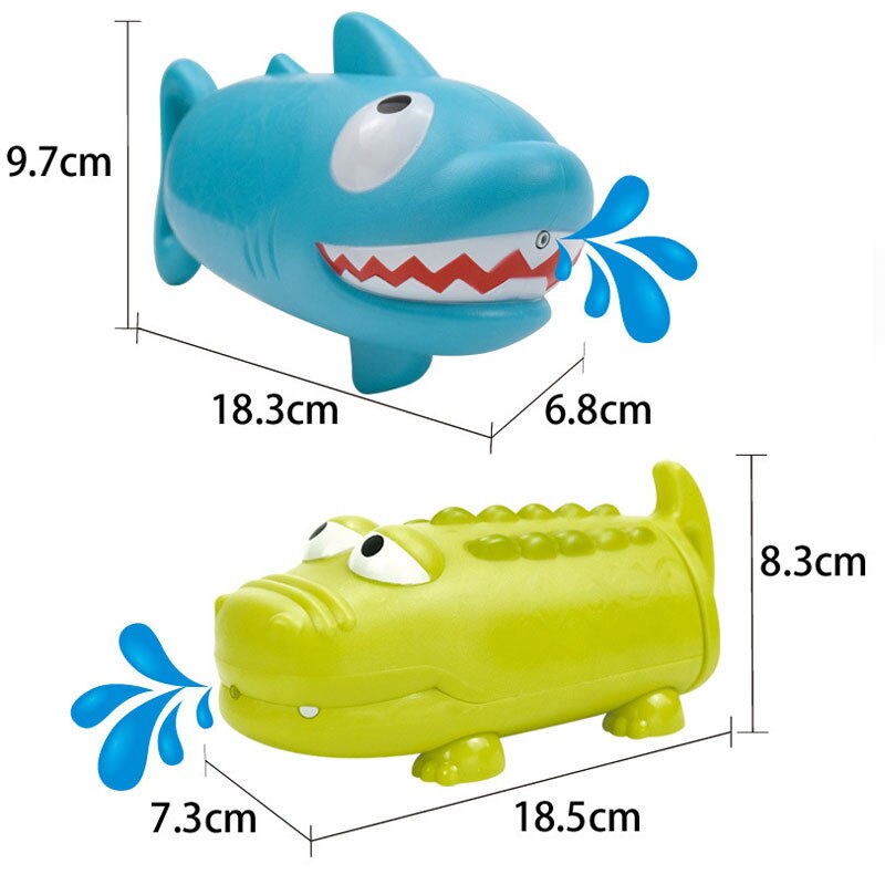 Baby bath toys Shark Crocodile Water Guns toys for kids outdoor toys Swimming pool toy for Summer Child Playing