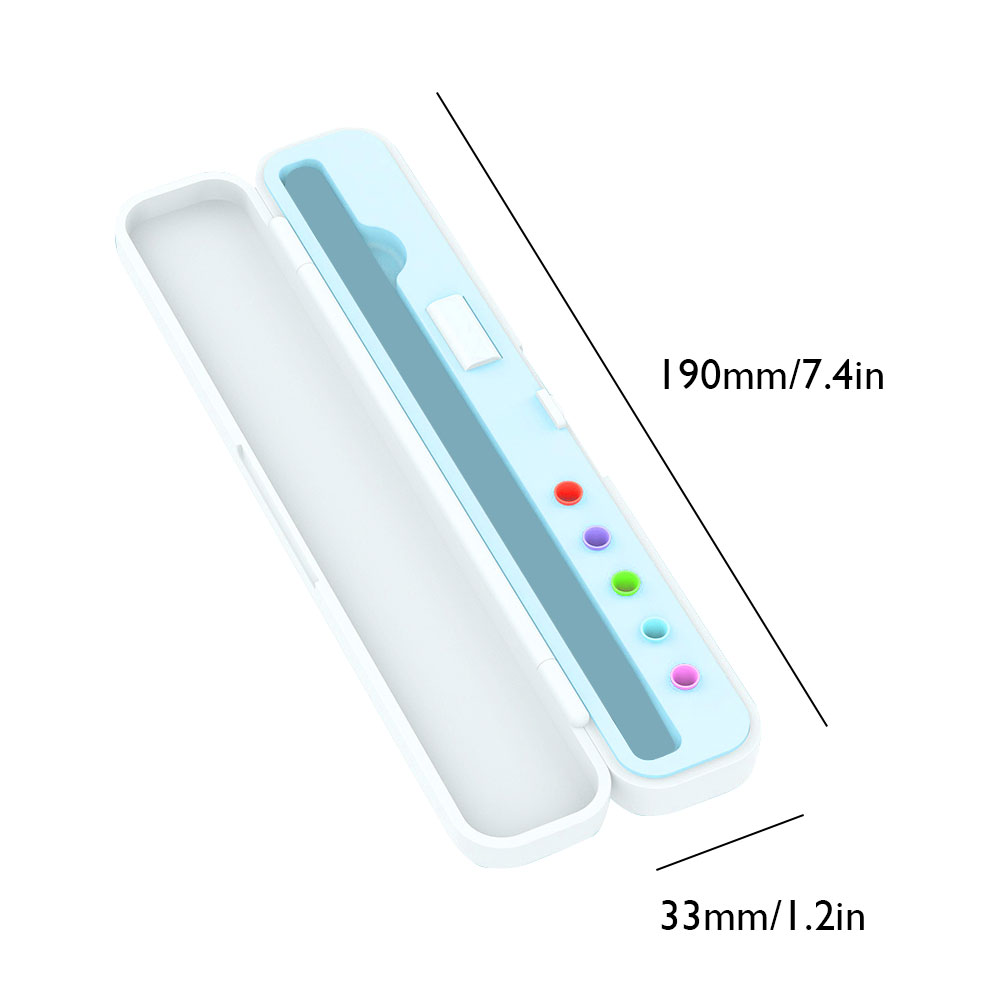 Pencil Storage Box for Apple Pencil Pen Nib Holder for Apple Accessories Portable ABS Silicone Carrying Case