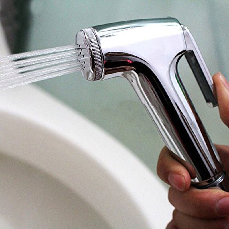 Håndholdt toalett bidet sprøyte bad bidet kran spray dusjhode håndsprøyter dusjhode selvrensende spyleenhet