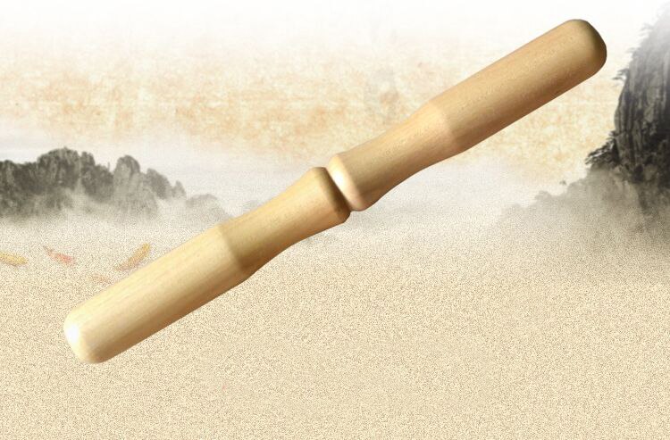 De Madera de regla de Tai Chi artes marciales Barra para entrenamiento de kung Fu barra de salud, regla de madera palo 40cm * 4cm