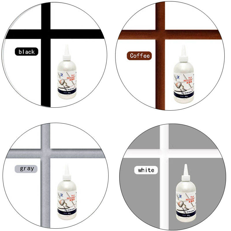280ml Tile Repair Glue Refill Agent Epoxy Waterproof Grout Sealant for Floor Seam Gap Repair Mouldproof Restore Tile Grout Lines