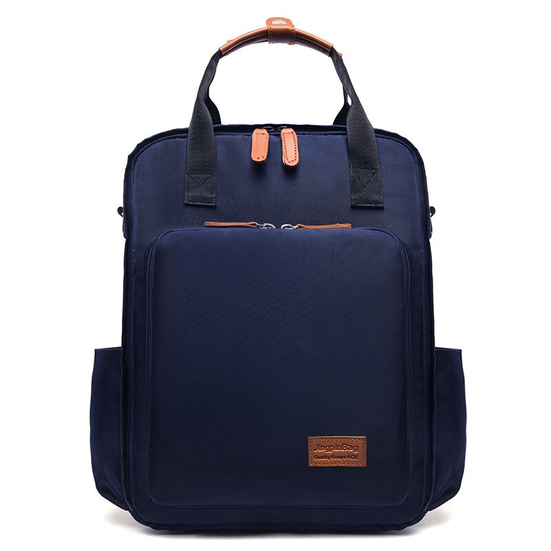 estilo de estilo coreano momia mochila multifuncional gran volumen Aiaper MOTHER'S Bag Portátil Bolsa de mamá de estilo manual: Blue