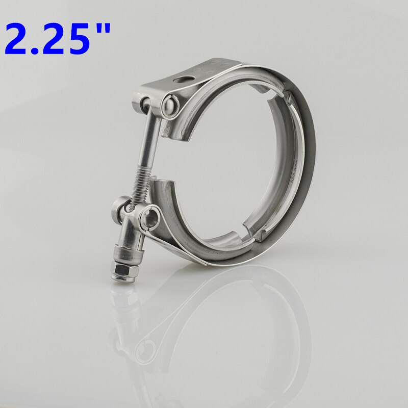 Universal rostfritt stål 2 " 2.5 " 3 " 3.5 " avgasstuprör v bandklämma v-band klämmor v klämma 1.5 2.5 3 3.5 tum: 2.25 tum