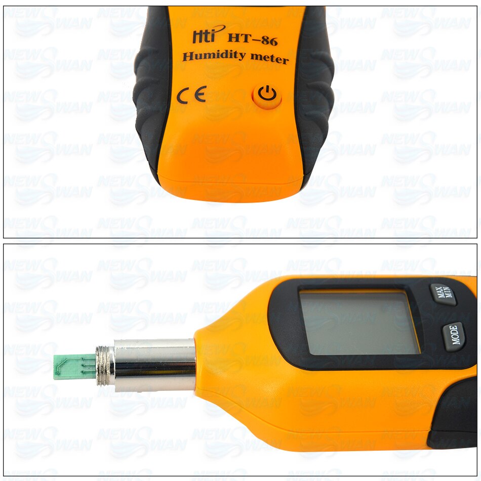 Digital Indoor Outdoor Thermometer Hygrometer Temperature Humidity Meter HT-86 LCD Screen Display
