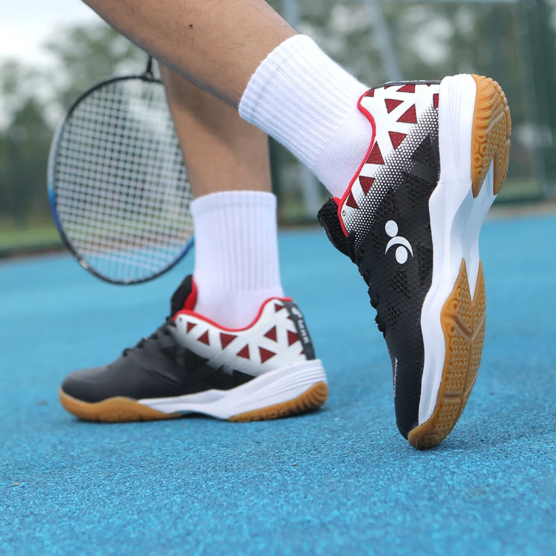 Mannen Badminton Schoenen Tafeltennis Schoenen Slijtvast Ademende Sneakers Antislip Originele Volleybal Schoenen