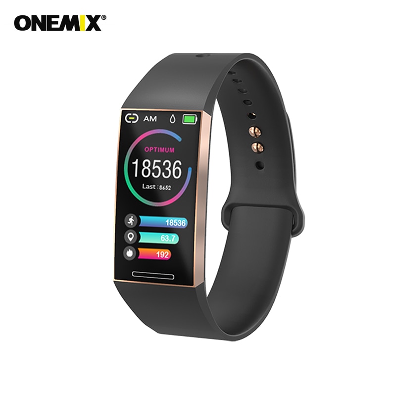 Onemix Smart Armband Waterdicht Nauwkeurige Stap Tellen Sport Stappenteller Draadloze Bluetooth Link Fitness Horloge Sport Stappenteller