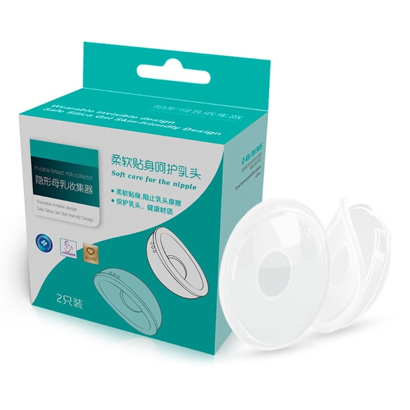 2 pçs lavável reutilizável conchas de mama bebê alimentando leite coletor copos de silicone xxfe