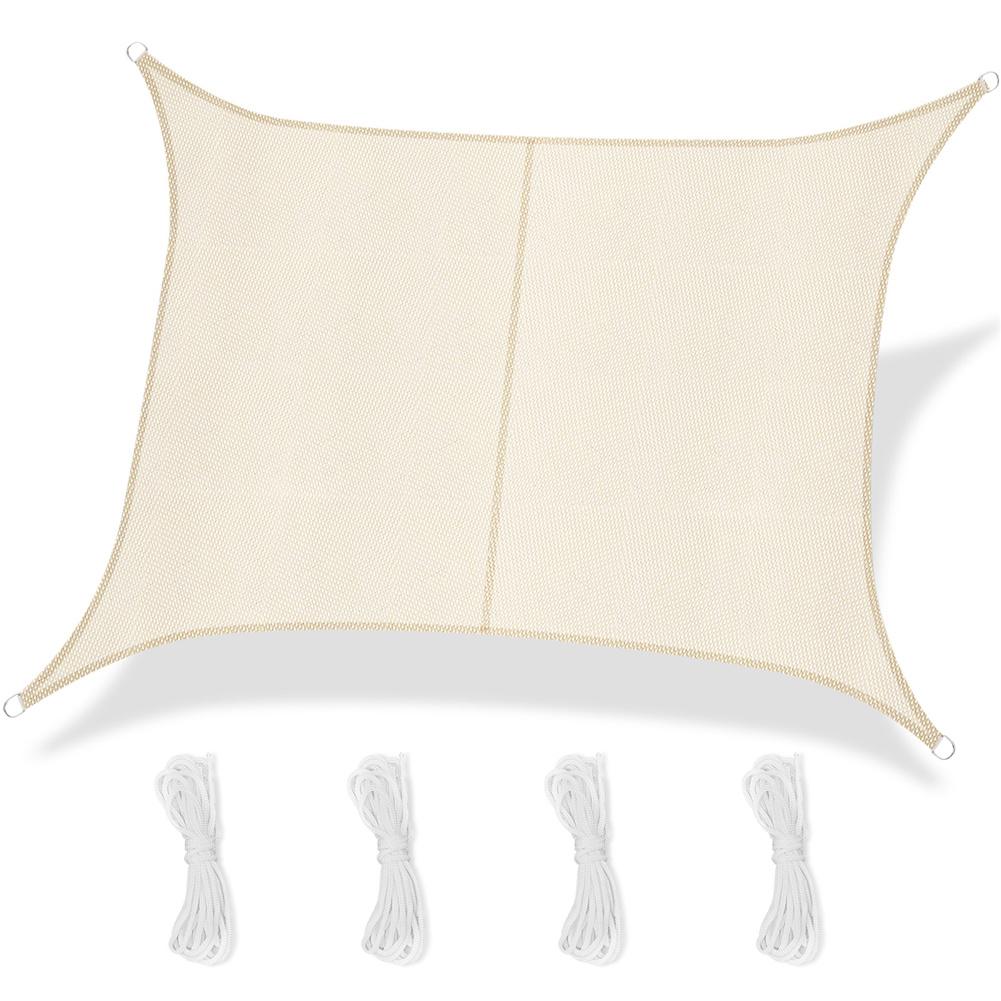 Shading Zeil 420d Oxford Doek Waterdicht Zonnebrandcrème Luifel Camping Schaduwdoek Voor Outdoor Luifel Tuin Patio: 3M * 3M