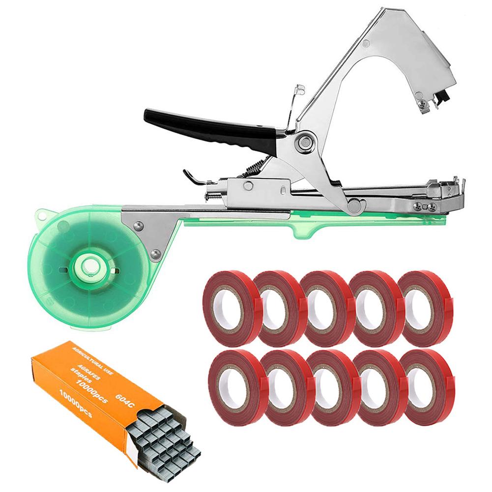 Hand Plant Tying Machine Durable Convenient Tapener Tool Plant Agriculture Tape Tool For Fruit Flower Vegetable Garden Tools