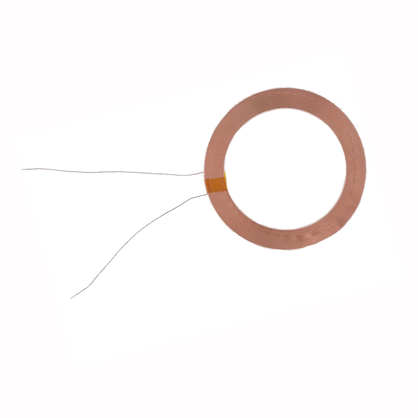 Taidacent 2 Stuks 725uh Gebogen Luchtspoel Koperen Inductor Solenoïde Inductiespoel Mini Draadloze Oplaadspoel