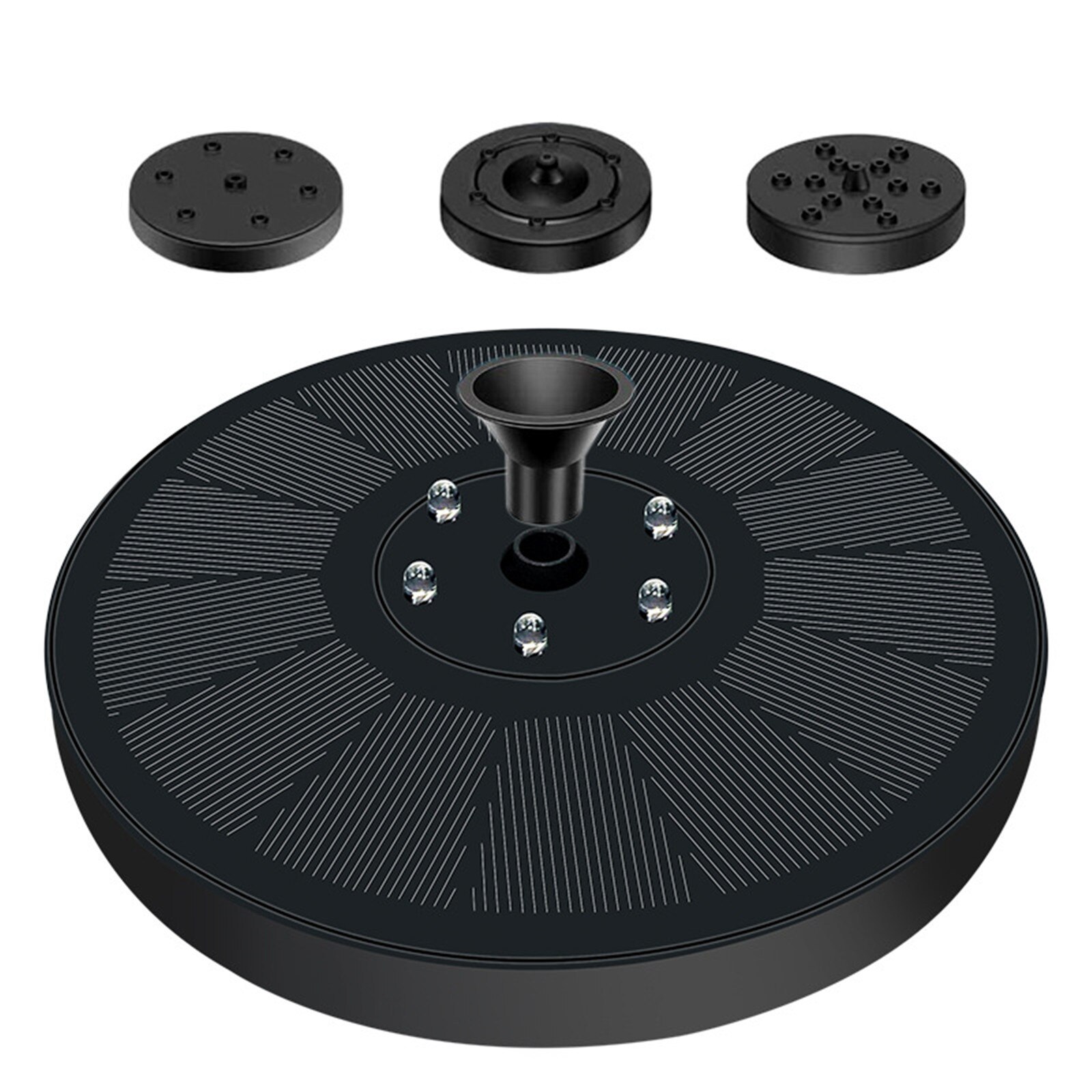 Outdoor Decor Mini Ronde Zonne-energie Drijvende Vogel Bad Water Panel Fontein Pompen Vijver Pool Vogelbad Fontein # Y