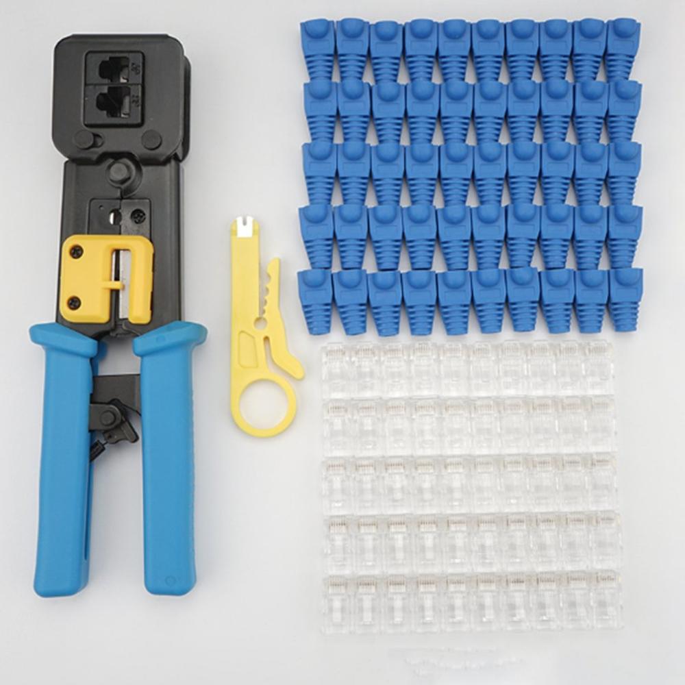 Cat6 Cat5 RJ45 Crimper Crimping tool set network cable crimping pliers network lan Tool Kit Network Cable Pliers