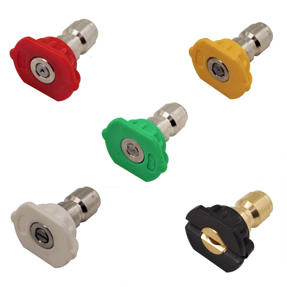 Brass Pivoting Coupler With 1/4" Quick Connection Attachment Gutter Cleaning Adaptor For High Pressure Washer: Nozzles