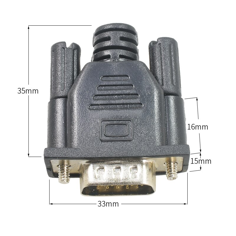 VGA DVI Virtual Adapter EDID Dummy Plug Headless Ghost for vga Display Emulator Up to 1920*1080