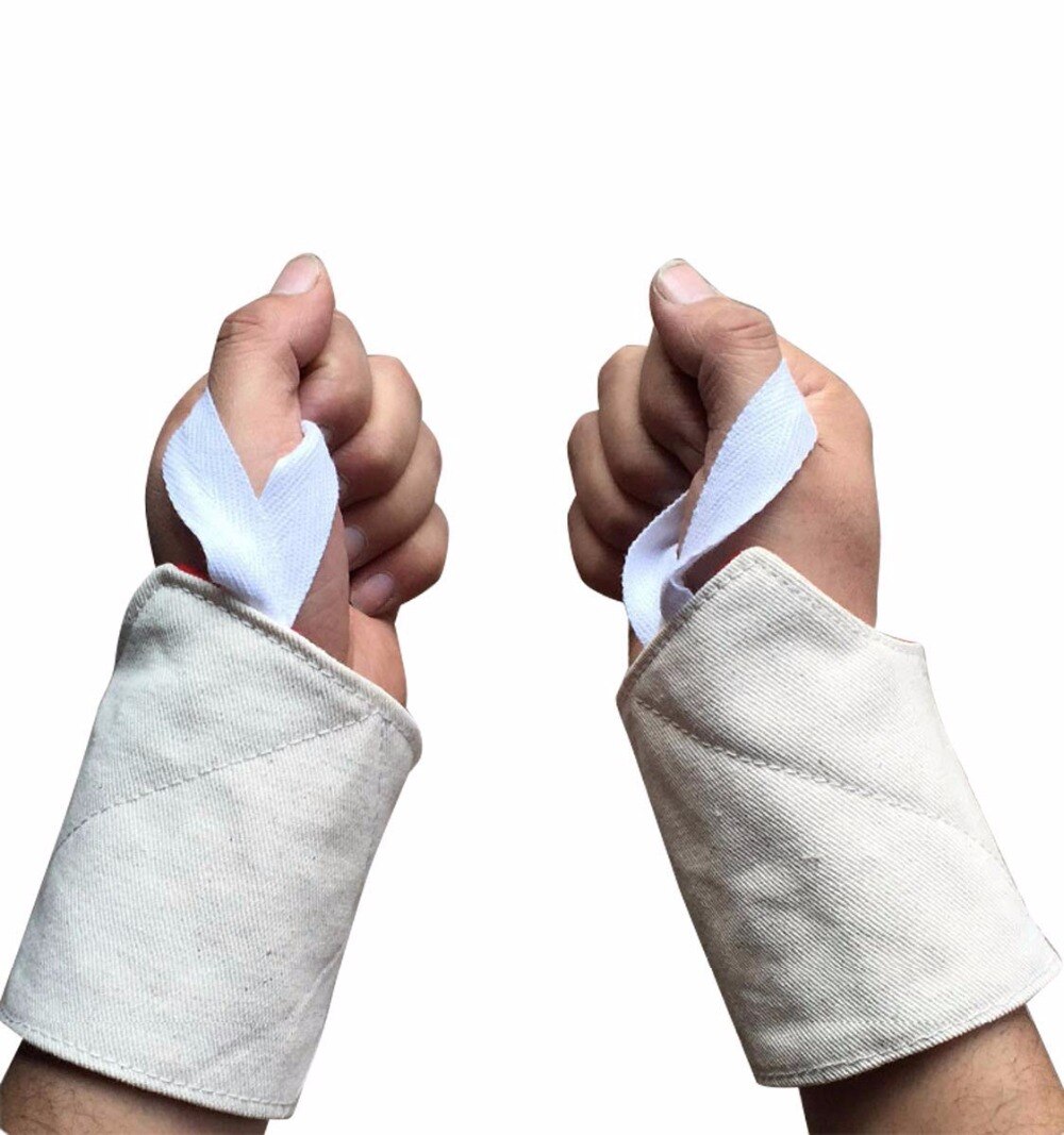 Adjustable Spark Resistant Wrist Protection Wraps with Thumb Loops Canvas Thicken Welding Wrist Protector