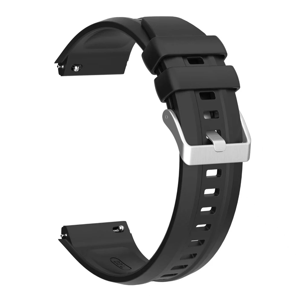 Official Strap For Huawei Watch GT 5 Pro Sport Silicone Bracelet For Huawei Watch GT 5 Pro Smartwatch Replacement Bands Correa: Black Yellow