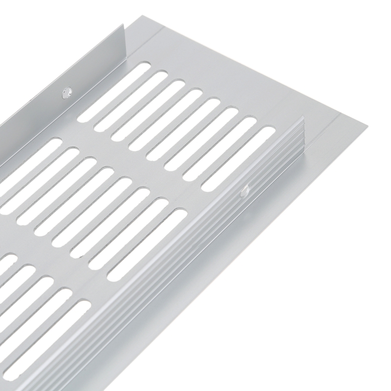 4 stk bred aluminiumslegering ventilationsgitter til skabskabinet klimaanlæg 250mm