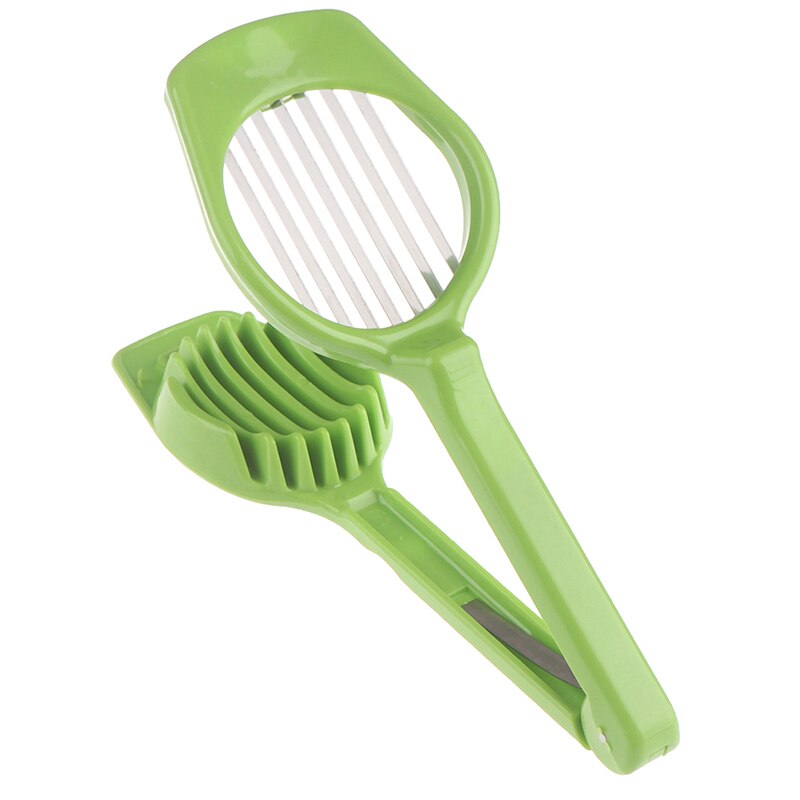 Handheld Ei Slicer Paddestoel Tomaat Snijmachine Voor Keuken Groentesnijder: green