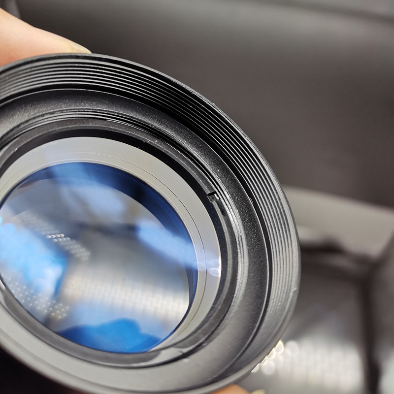 WD165 0.5X Stereo Objective Lens Microscope Auxiliary Objective Lens with Threaded Microscope Accessories