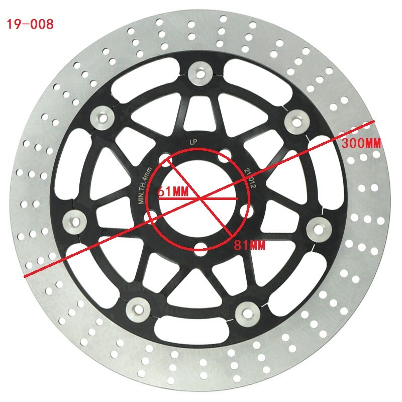 Motos Freio Dianteiro Disco Rotor Para Suzuki BJ250 Estrella 92-08 ZXR250 ZX250 ZX-2R KR250 89-92 ZR250 Balius 91-05 ZZR250 90-95