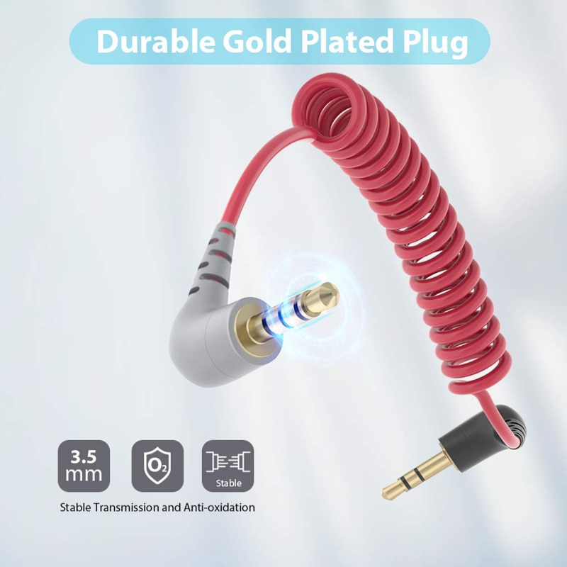 TRS zu TRRS Mikrofon Kabel 3,5mm Stecker auf Stecker Rechten Winkel Patch Adapter Kabel Wireless Lavalier-mikrofon Mic Kabel für BOYA Ritt SC7