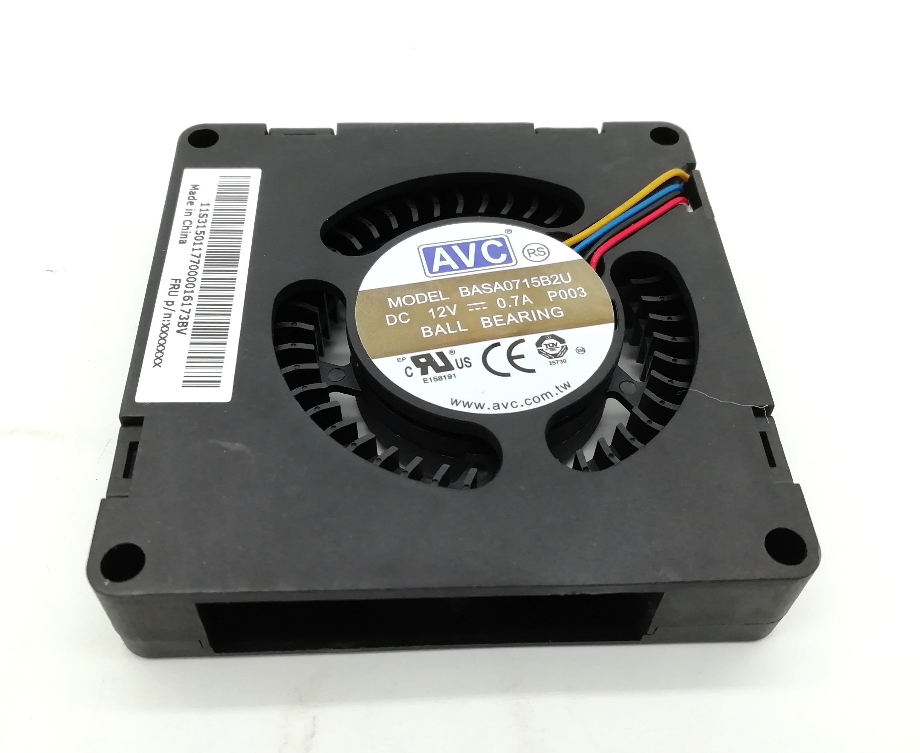 AVC 7015 ventilador cuadrado de turbina BASA0715B2U DC12V doble cojinete turbo
