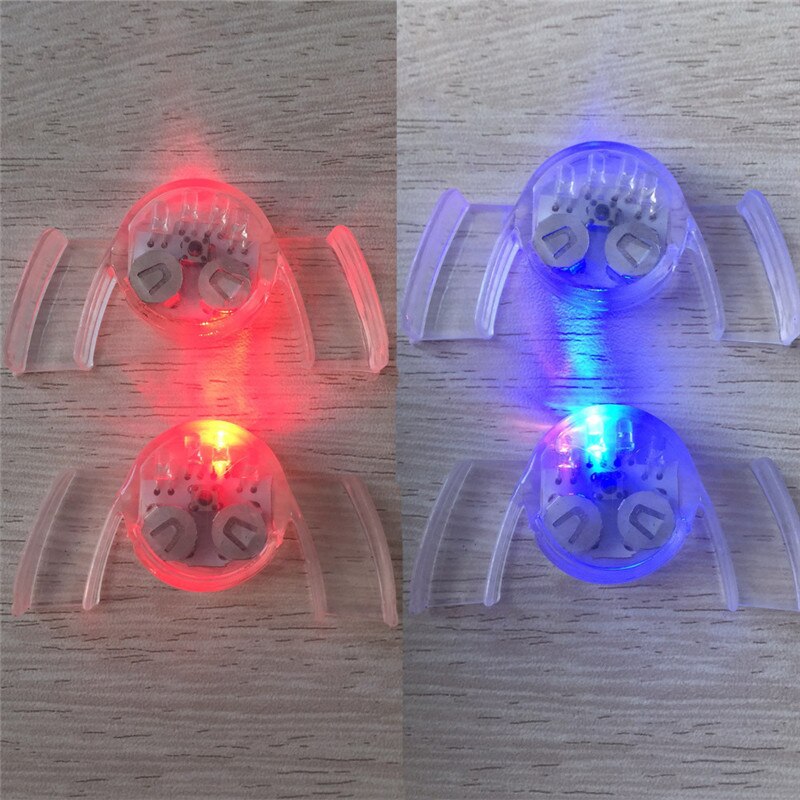 Glowing braces toy 2Pcs Flashing LED Light Up Mouth Braces Piece Glow Teeth For Halloween Party #3AA9