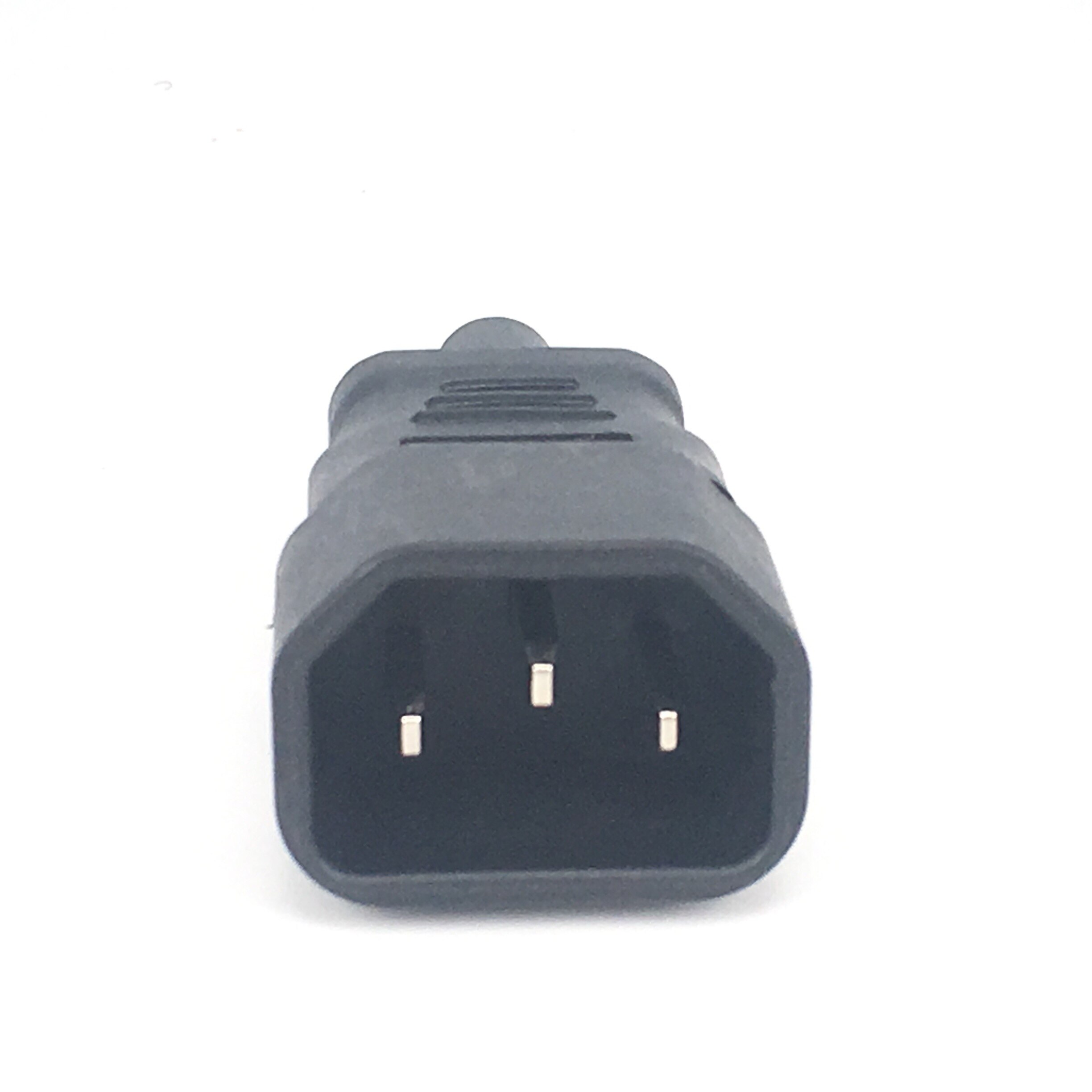 IEC 320 C14 3-Pin Male Naar C5 3-Pin Female Power Plug Converter Adapter