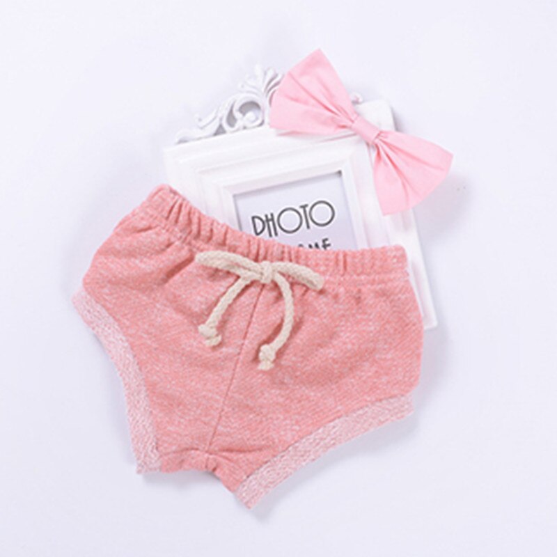 bunvel Baby Girls Boys Velvet Bottoms Infant Bloomer Costume Solid Color Baby Bloomers Triangle Shorts Casual Large PP Shorts t: Pink / 100