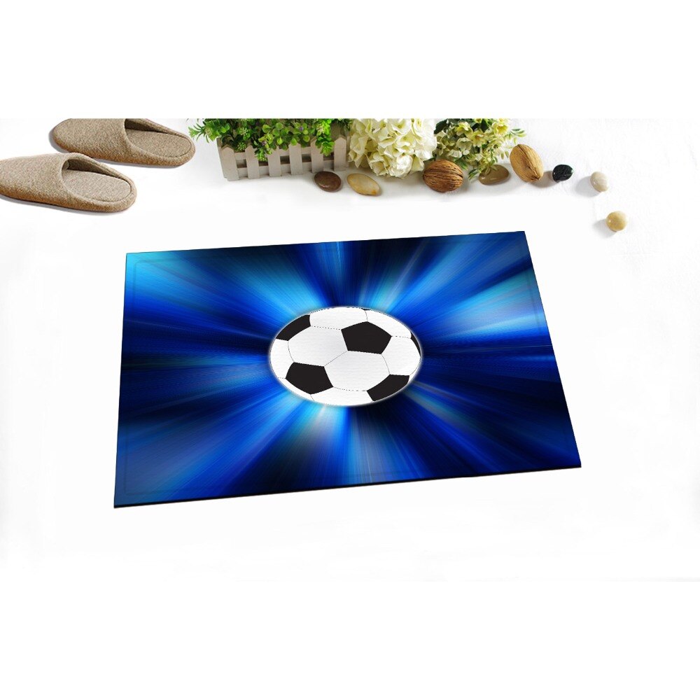Lb 60*40 zachte witte zwarte voetbal blauwe vloermatten deurmatten slaapkamer tapijt vloerkleden voor woonkamer kinderkamer badkamer
