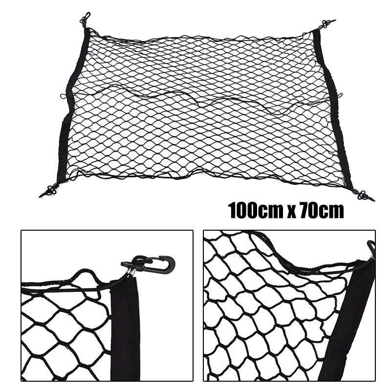 100*70cm bagasjeroms bagasjerom gulv lastenett mesh bagasje elastisk nett til toyota høylander kluger 08