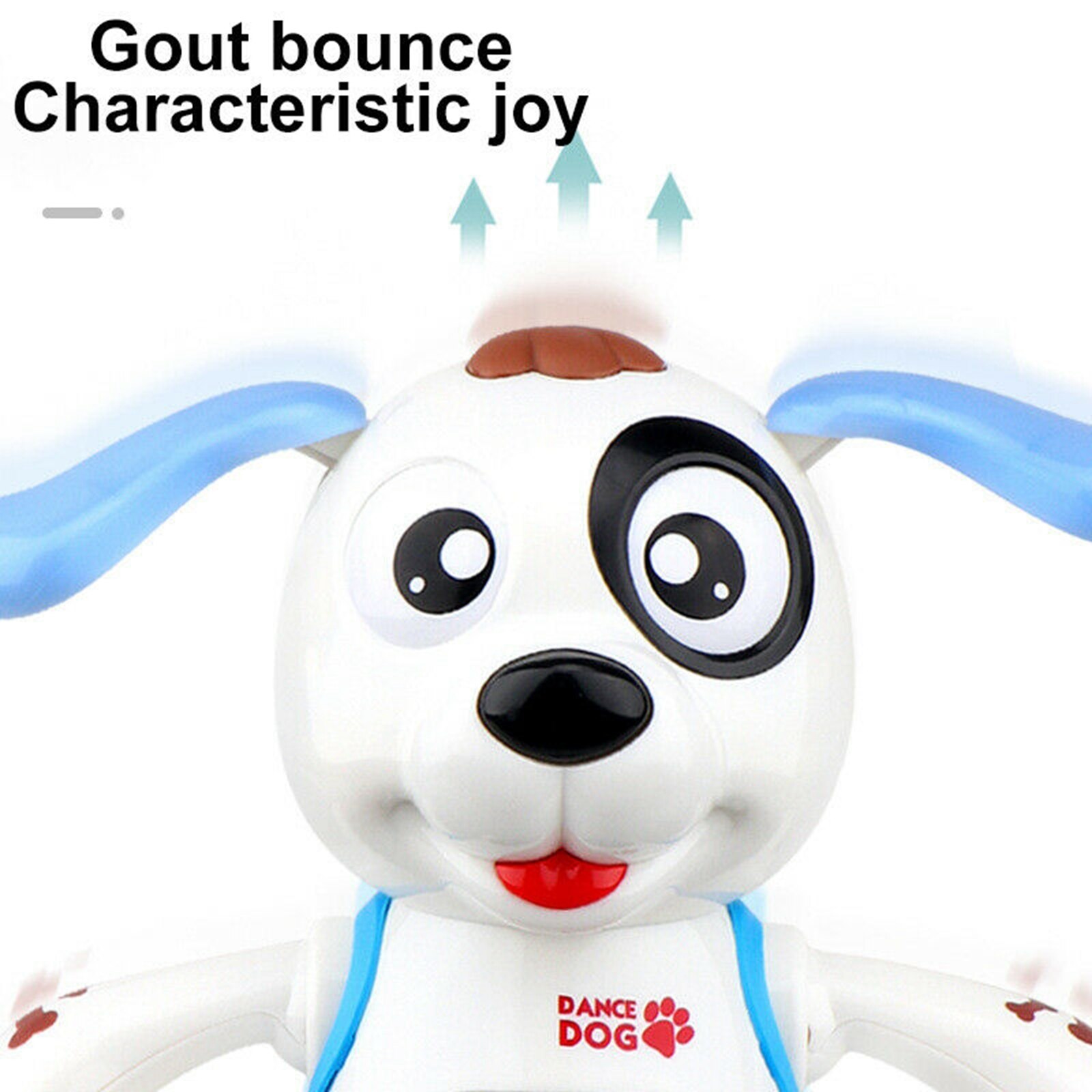 Electronic Dance Dog Toy Music Dance Walking Interaction Kids Puppy Pet Toy Mimicry Interactive Educational Toy with Light