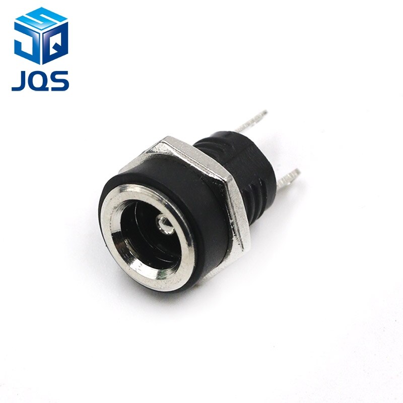 10 Pack DC Power Supply Jack Socket – 5.5 X 2.5mm Female PCB Mount Connector – Unbranded