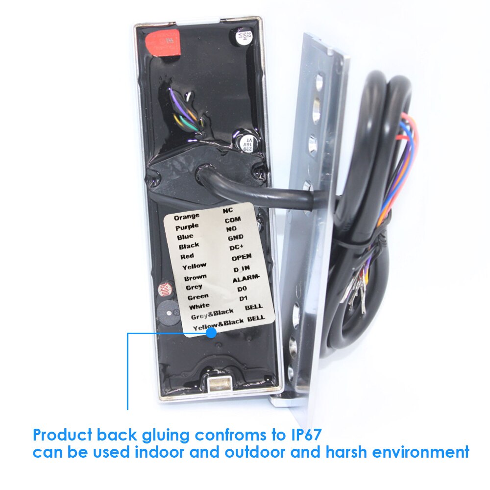 Rfid Door Access Control Reader 2000Users WG input and output security RF Access Control Keypad IP68 Waterproof Outdoor use