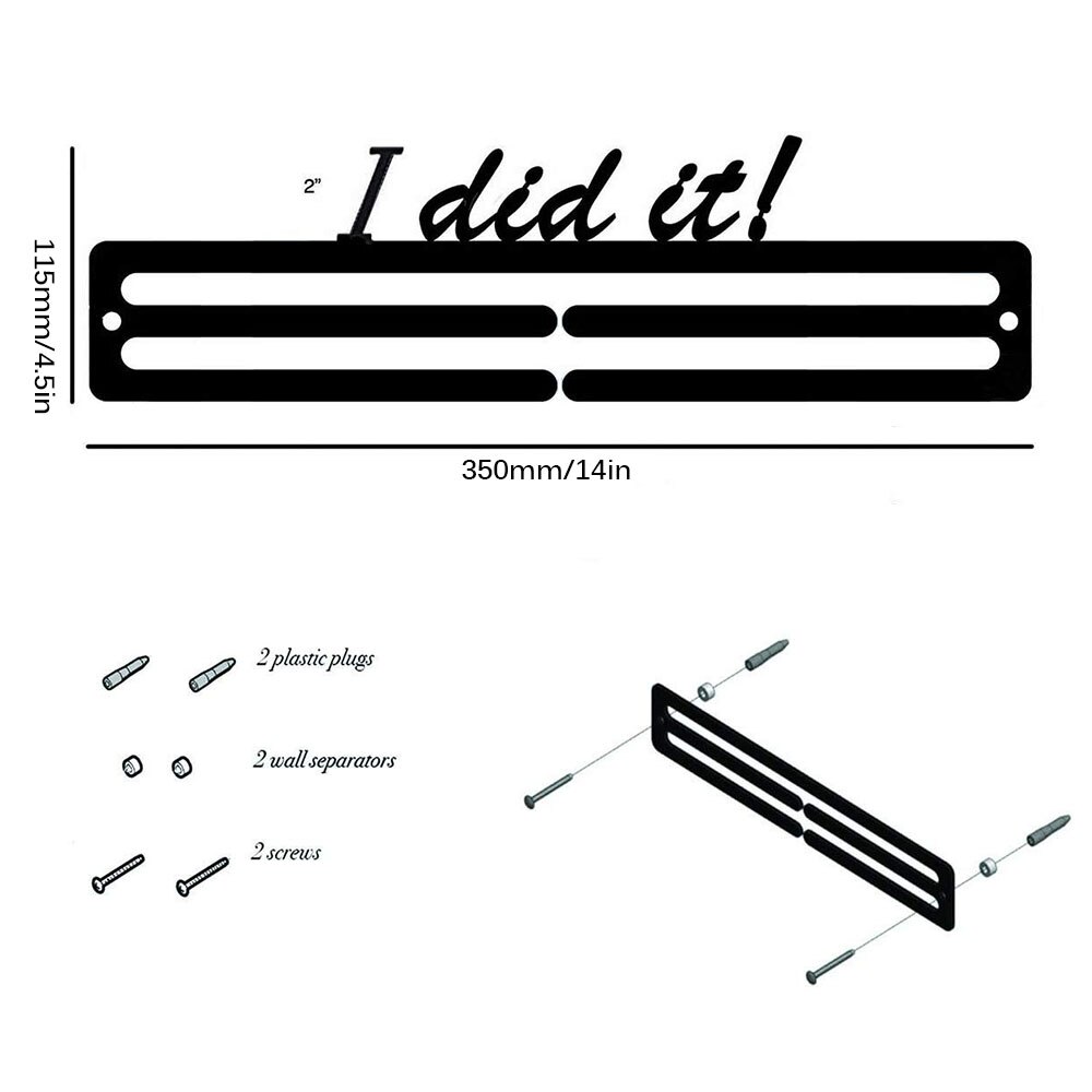 Medal Hanger Rack Display Metal Marathon Medal Hanger Swim Gymnastics Souvenirs Wall Decoration Kids Sports Medals Stand