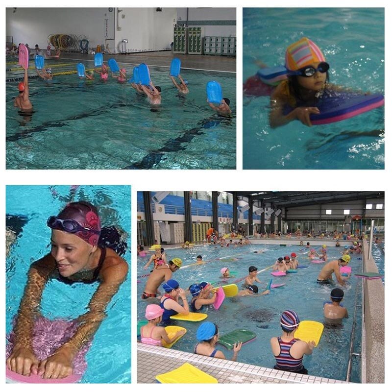 Watersport drijfbord beginners kickboard lichtgewicht vierkant drijvend bord met veiligheidsgordel kindertraining drijfbord zwemmen