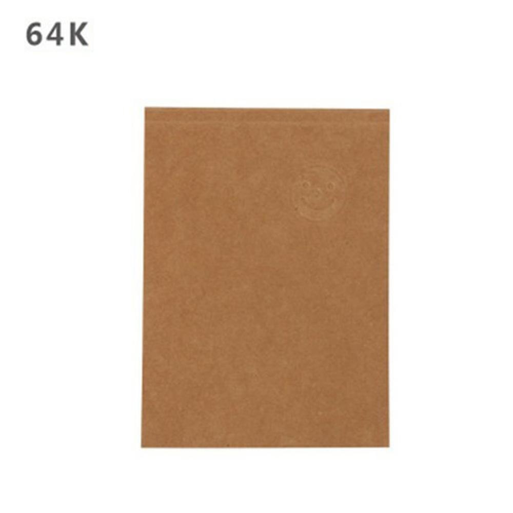 Pure Color Kraft Paper Sketchbook Schoolchildren Stationery Glue Up Draft Notebook Thick Notepad Sketchbook: Type 5