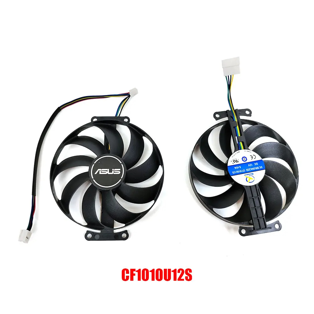Nowy wentylator 90MM 6PIN FDC10H12S9-C GPU dla ASUS Dual GeForce RTX 2060 2060 SUPER EVO wentylator chłodzący kartę graficzną: Brązowy