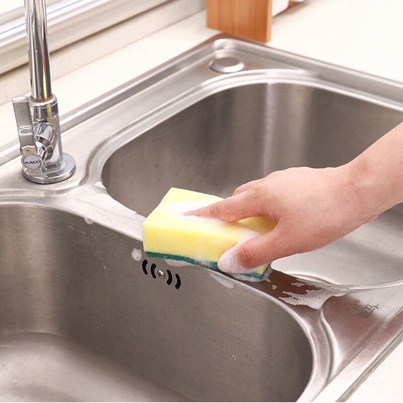Decontamination Double-sided Cleaning Dishwashing Sponge Kitchen Nano Clean Rub Pot Rust Focal Stains Sponge Removing Kit