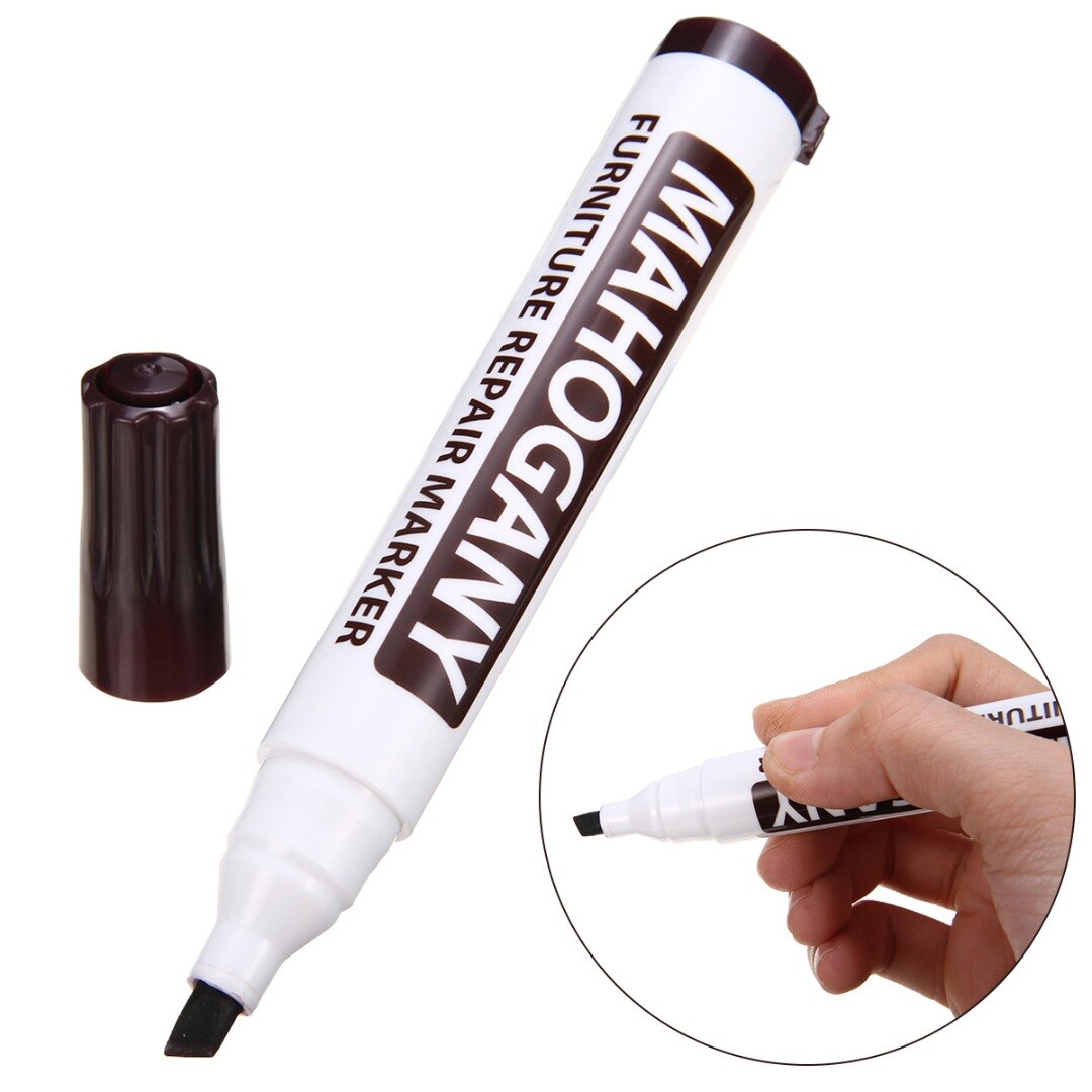 Rotulador de retoque para muebles, herramienta de restauración de arañazos de madera, bolígrafo de pintura, reparación de compuestos de madera, 1 ud.
