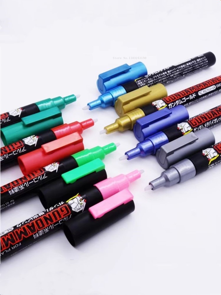 Rotulador de aceite para colorear modelo de Metal/General, suministros de pintura de arte, modelo de mano, bolígrafo de pintura de Color adicional, bolígrafo de dibujo para estudiantes