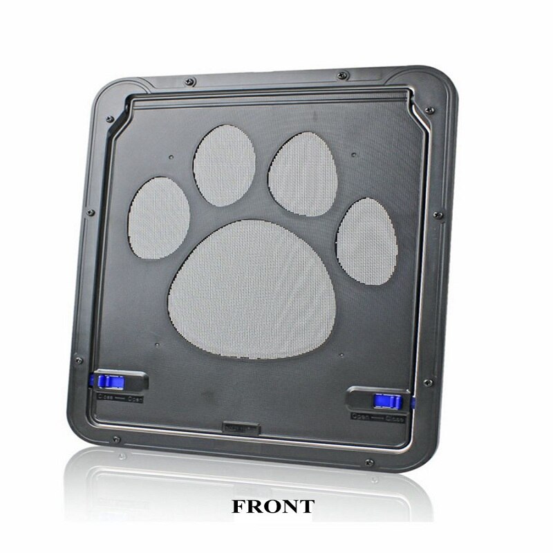 Kæledyrsdør sikker låsbar magnetisk skærmdør til hunde katte vinduesport til kæledyr frit smukt mønster let installation