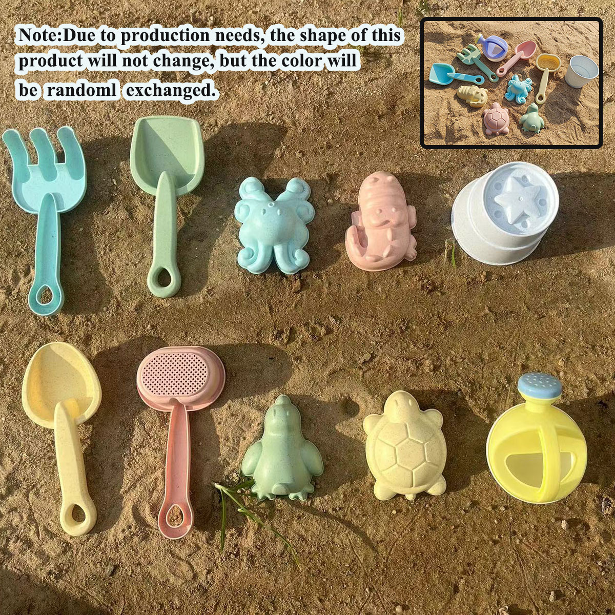 11 /1 st strandleksaker för barn sandleksaker set för småbarn sandlådeleksaker med hink spade kratta set sommar utomhus barn