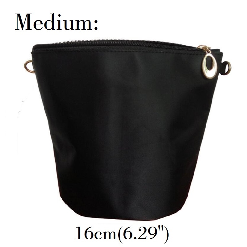 Organizer Bag for Bucket Handbag Bucket Bag Inserts (Apricot, Black, Coffee): Orange