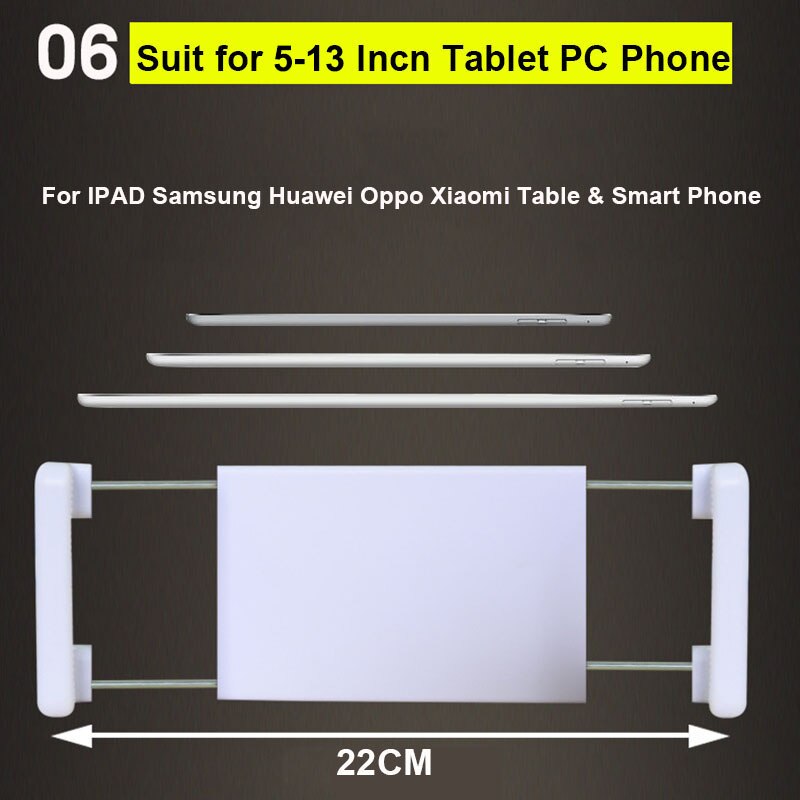 Vmonv 130cm desktop tablet telefon holder justerbar montering til ipad tablet 4 to 12.9 tommer seng tablet pc stativ metal støtte