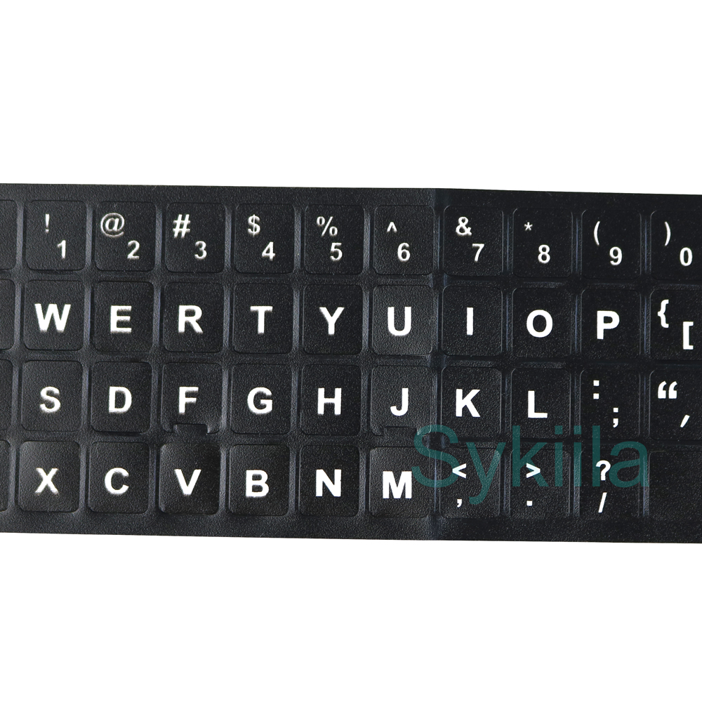Keyboard Key Sticker for Laptop Letter Notebook Computer Decal Skin Spanish Russian Korean Arabic English Thai German Italian
