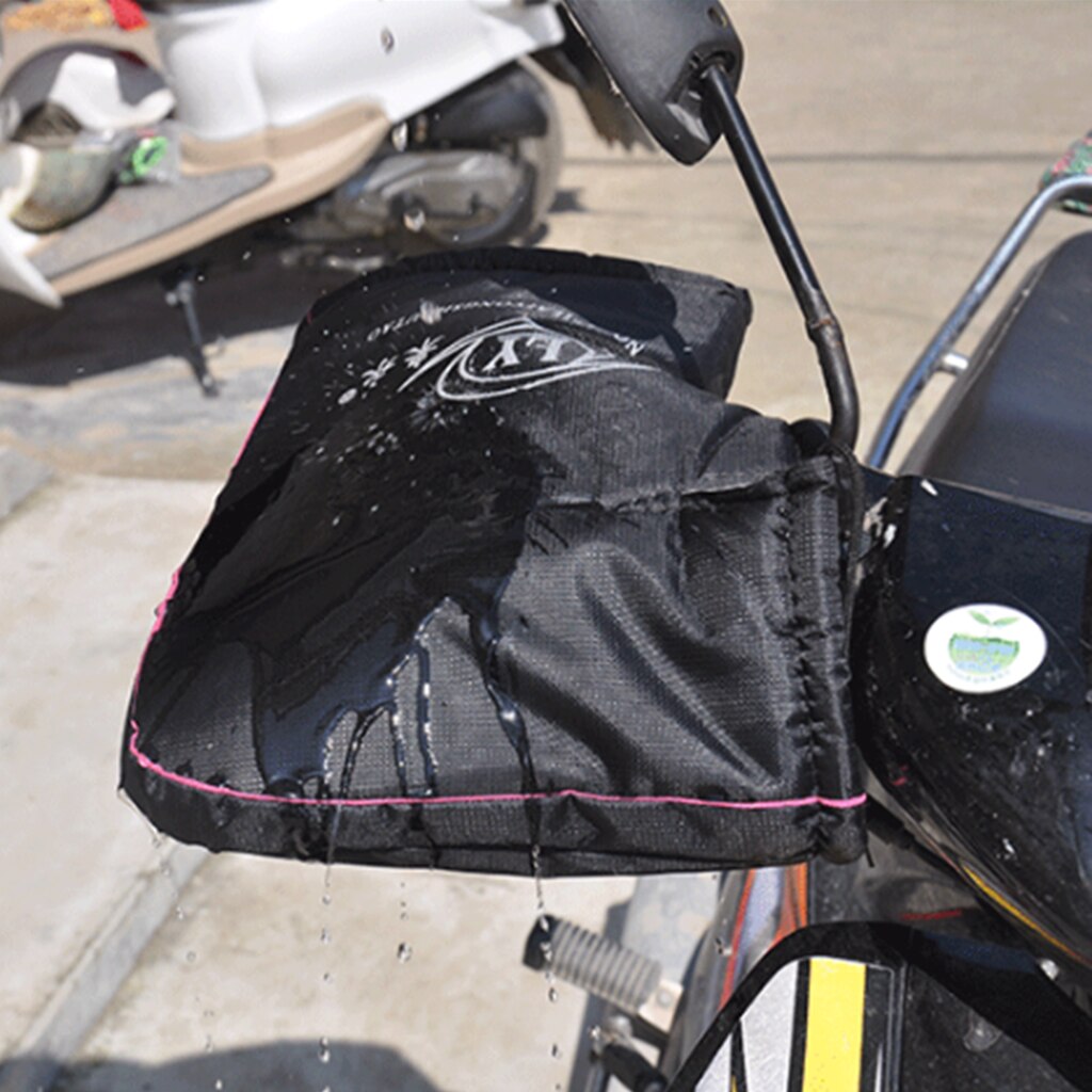 Waterdicht Motorfiets Stuur Wanten Bar Moffen Hand Protectors Handschoenen Voor Koud Weer Rijden
