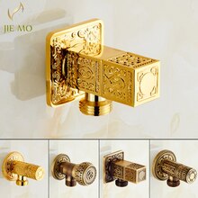 Vandhane reservedele 1/2 &quot;  x 1/2 &quot; antik messing badeværelse vinkelstopventil toilet trekant påfyldningsventil vandbesparelse