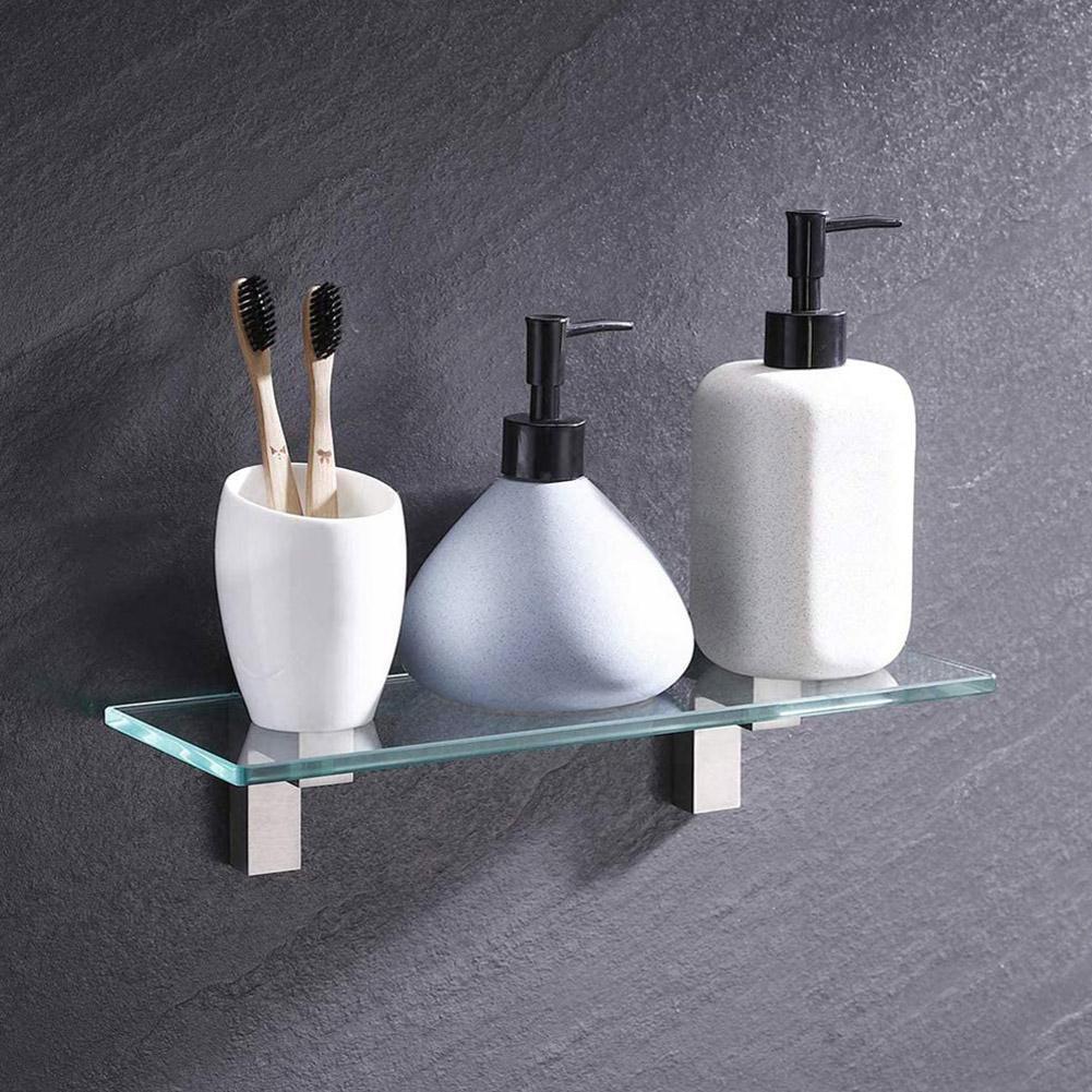 1pcs Adjustable F Glass Clamp Metal Wood/glass Shelf Wall Furniture Shelf Clip Fittings Clamp Bracket Hardware Mount O3e3